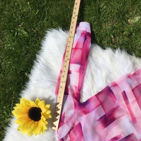 A.N.A Sheer Blouse Long Sleeve Size XS Pink Shirt - Picture 6 of 10